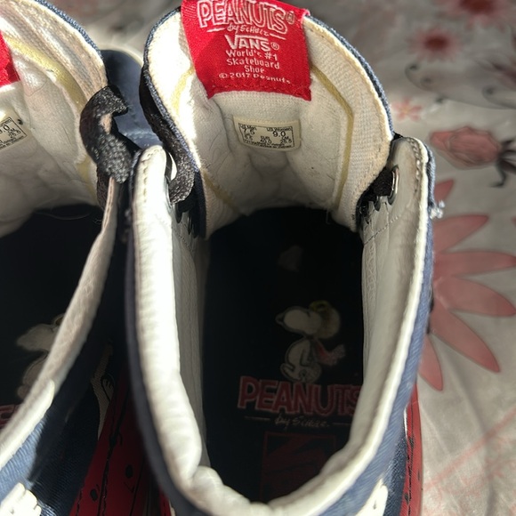 Vans Sk8 hi reissue Peanuts Snoopy Flying Aces size men’s 2.7 women’s 9 - Picture 9 of 15